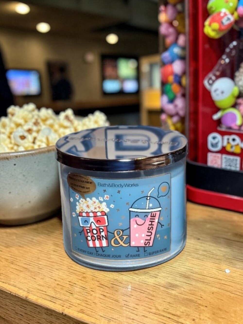 NEW*Bath & Body Works Popcorn & Slushie 3 Wick